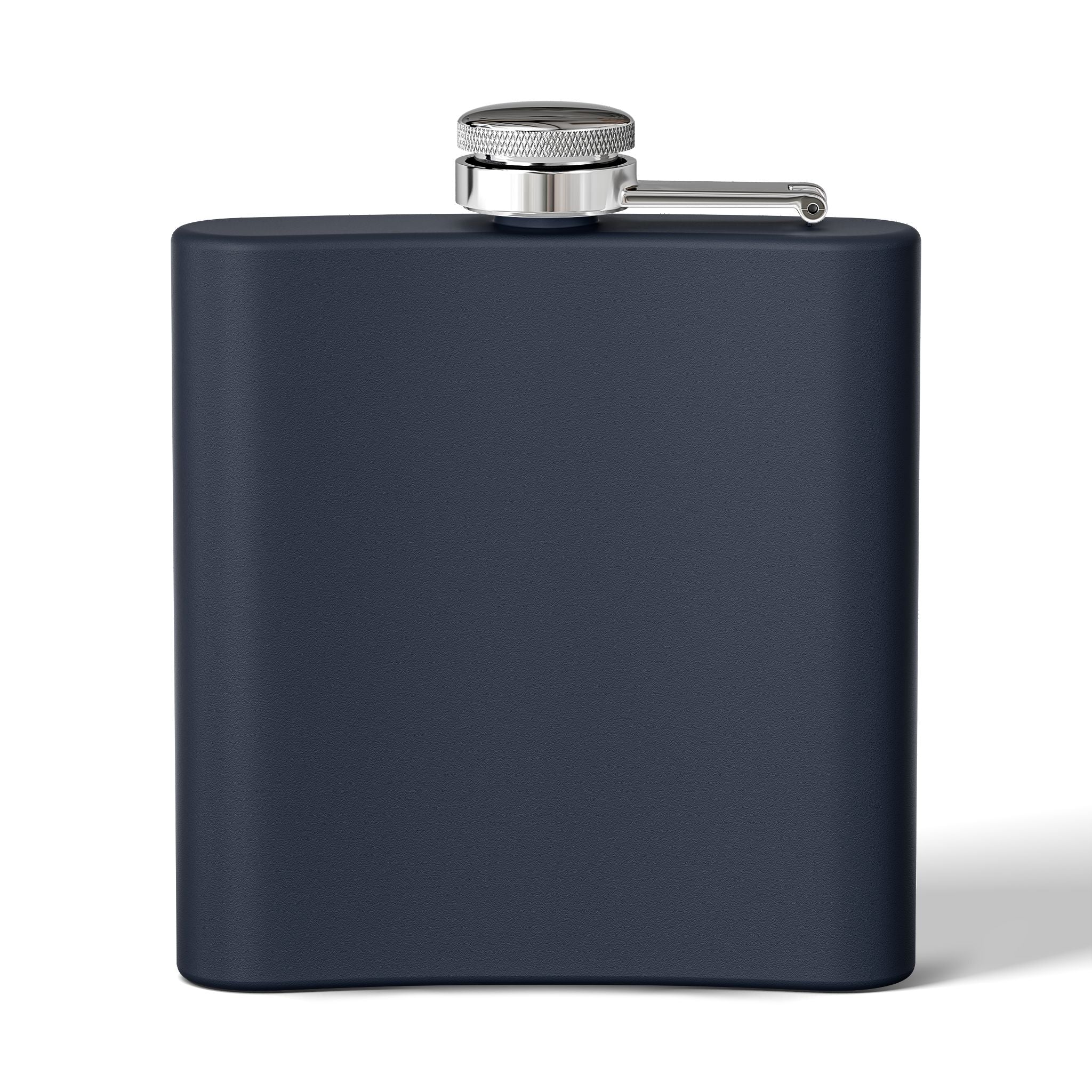 6oz Stainless Steel Flask — Retro Thriller Portrait Design