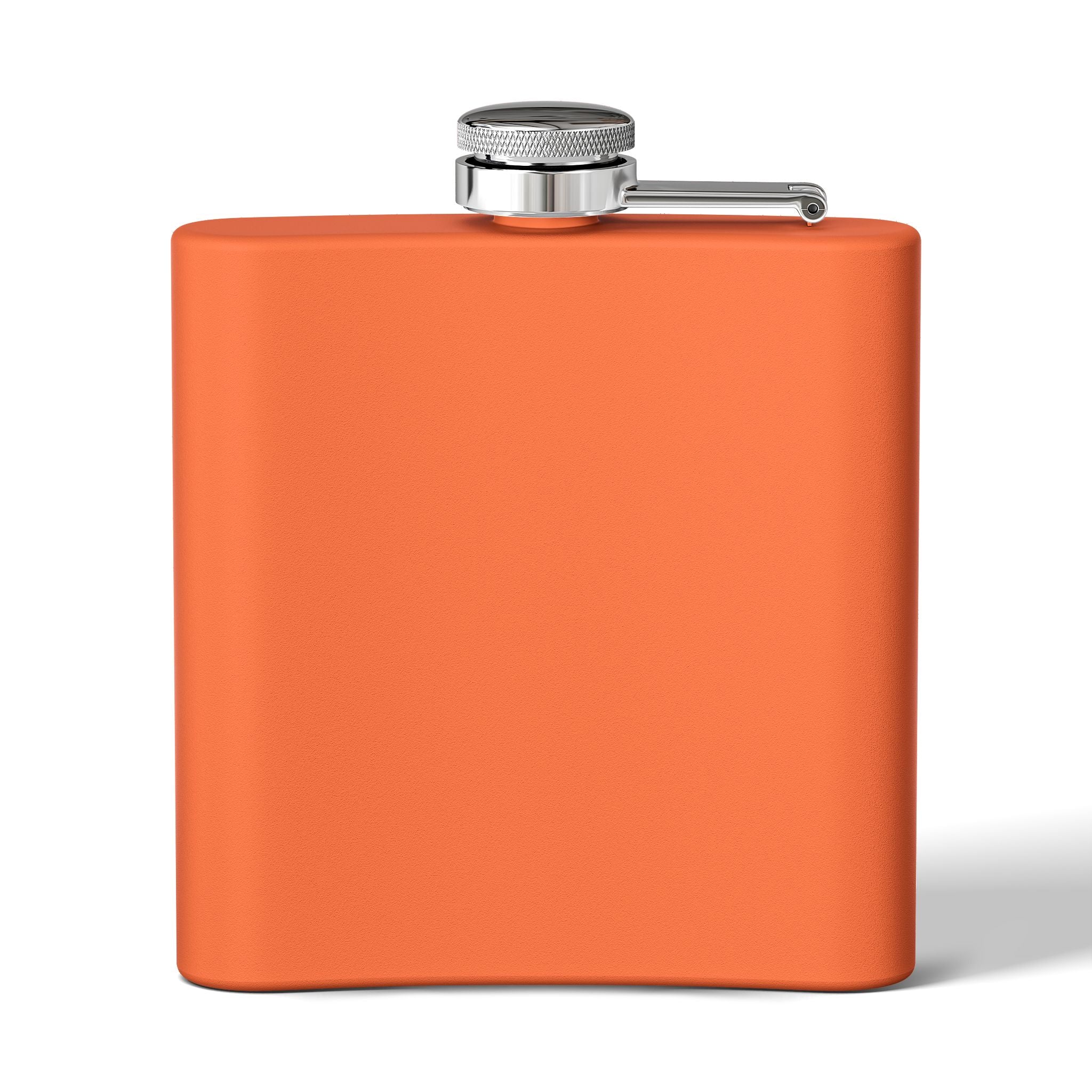 6oz Stainless Steel Flask — Retro Thriller Portrait Design