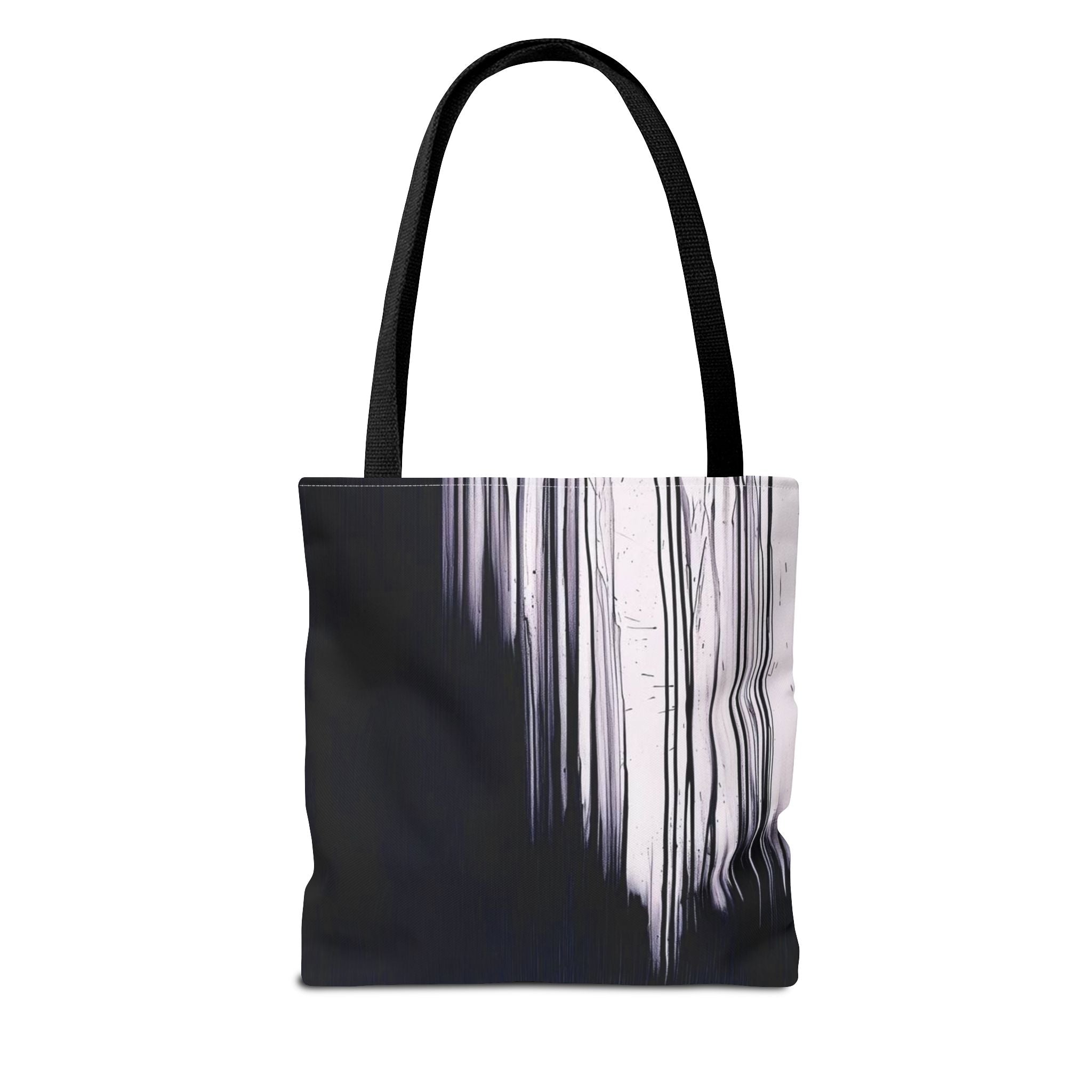 Abstract Noir Art Tote Bag — 'Colour' Face & Brushstroke Design