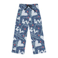 Love Pattern Pajama Pants — Women's Cozy Heart Lounge Pants
