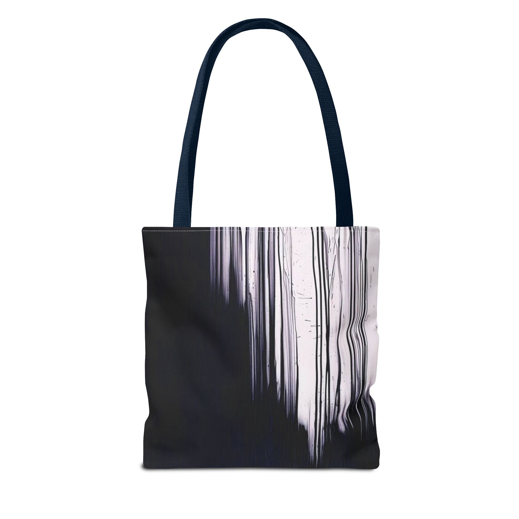 Abstract Noir Art Tote Bag — 'Colour' Face & Brushstroke Design