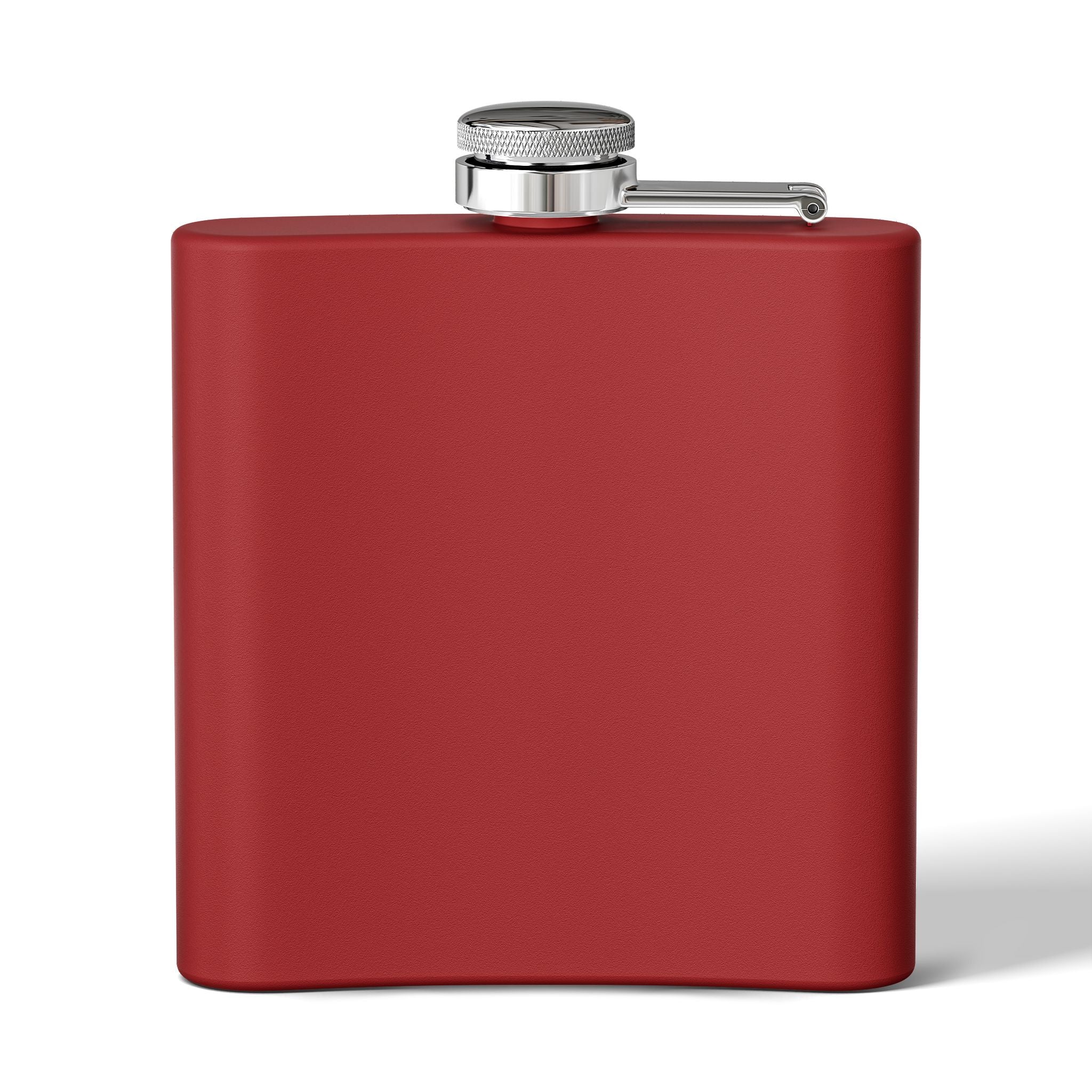 6oz Stainless Steel Flask — Retro Thriller Portrait Design