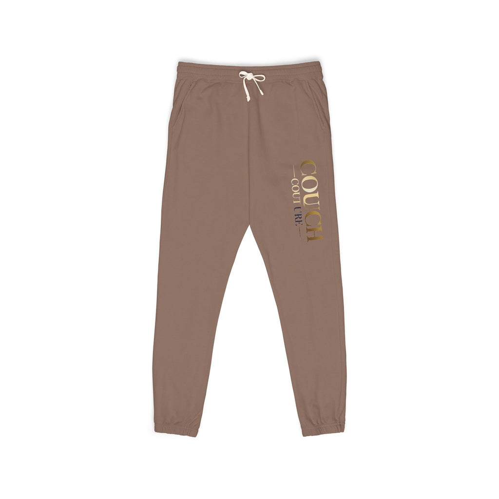 Crew Code Faded Logo Sweatpants — Garment-Dyed Fleece Joggers