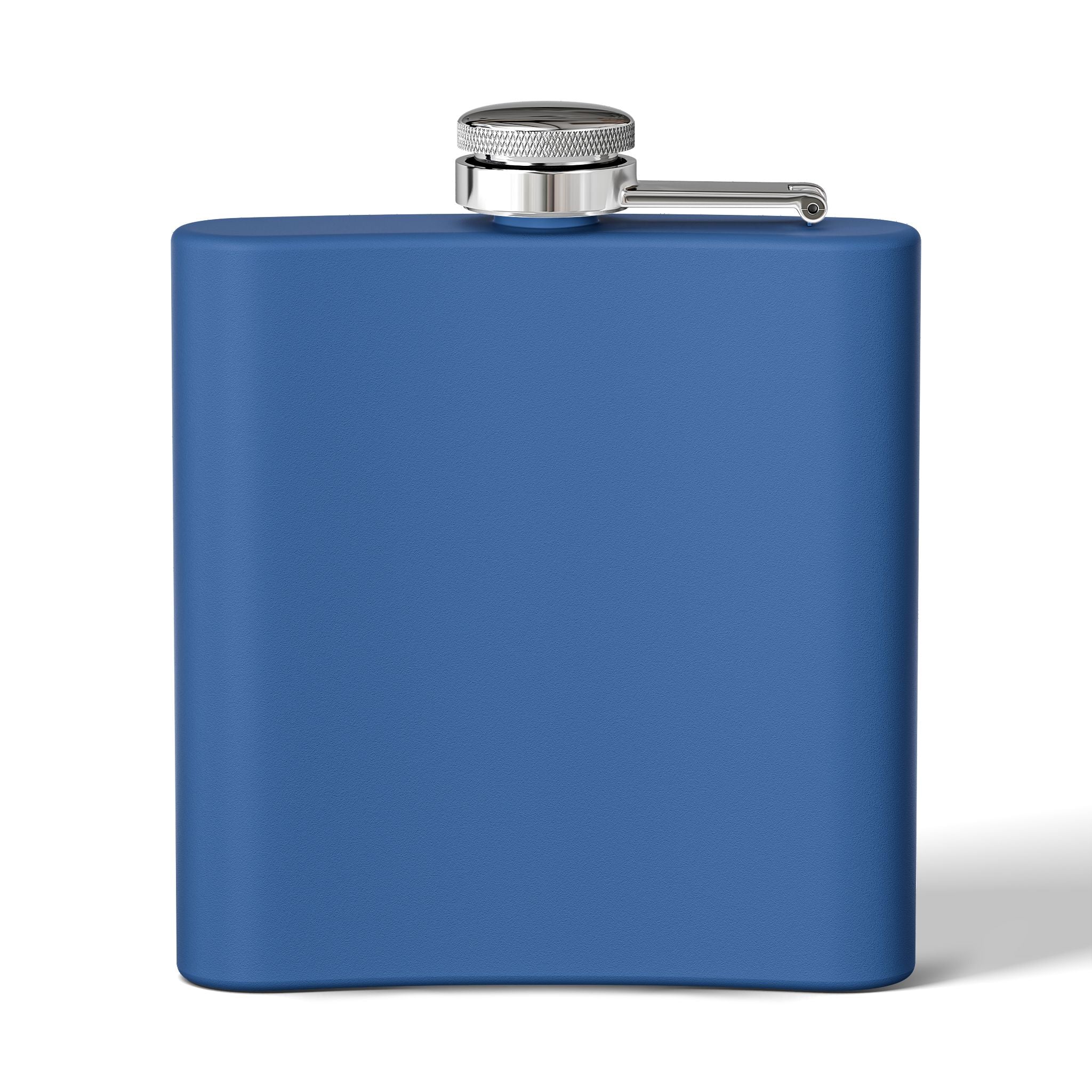 6oz Stainless Steel Flask — Retro Thriller Portrait Design