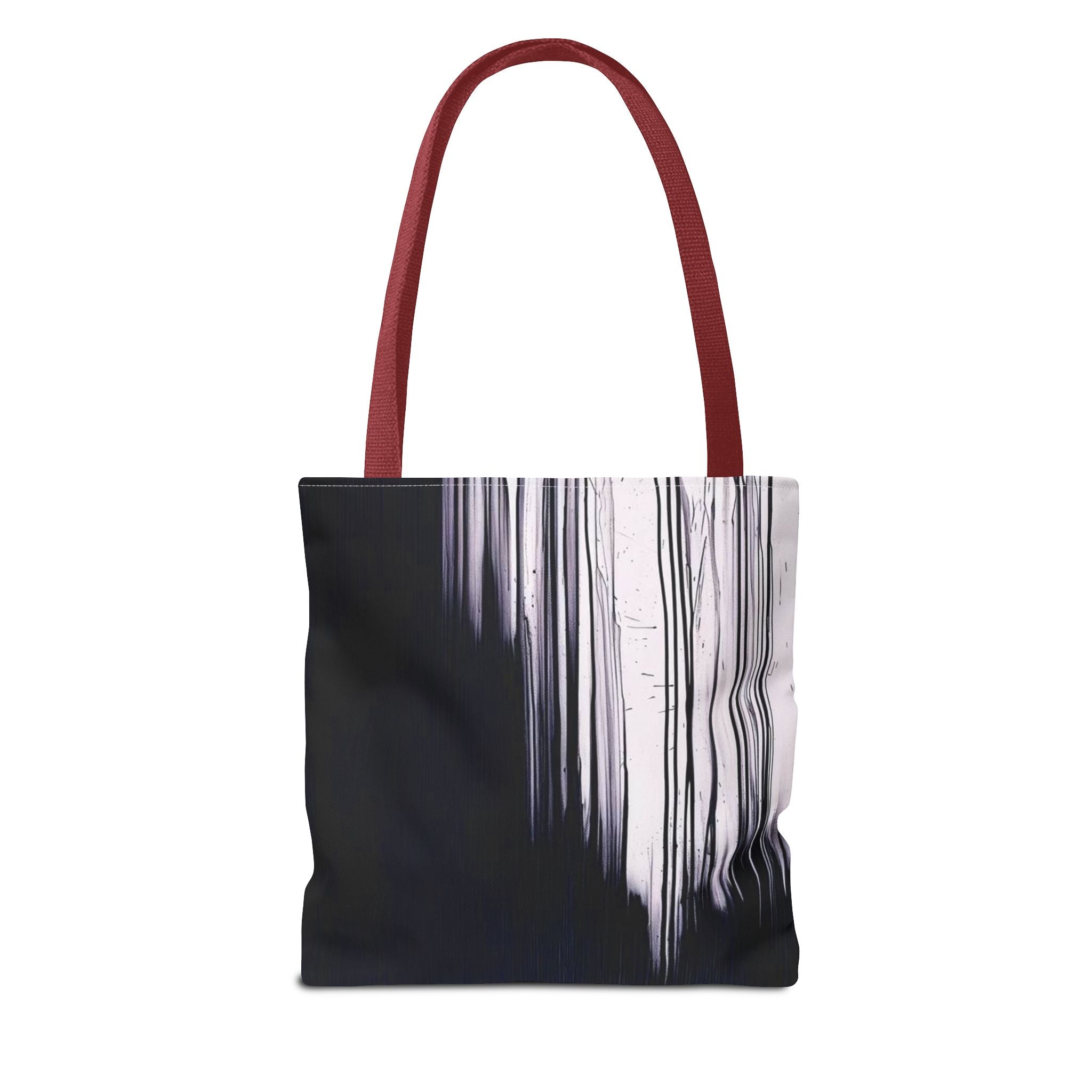 Abstract Noir Art Tote Bag — 'Colour' Face & Brushstroke Design