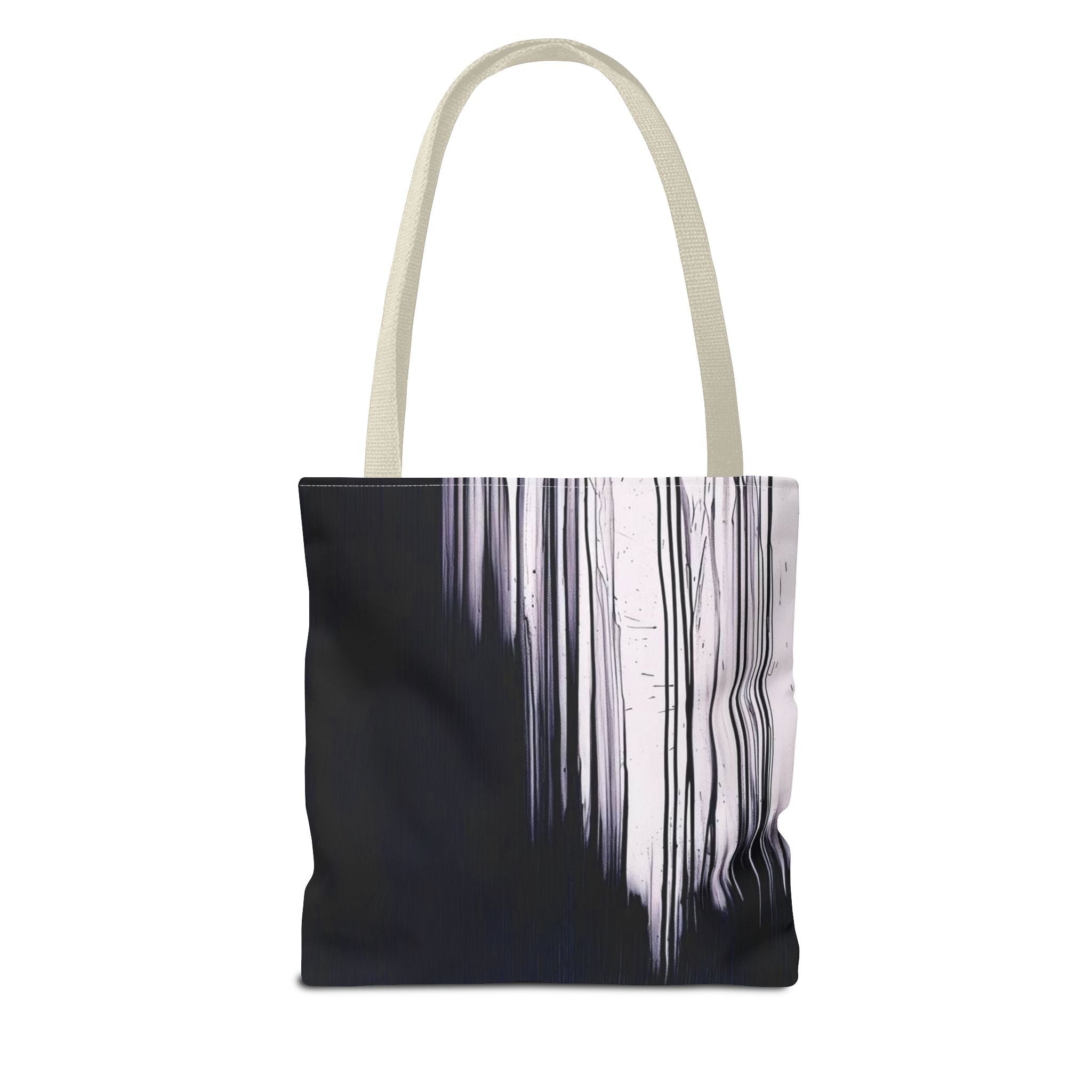 Abstract Noir Art Tote Bag — 'Colour' Face & Brushstroke Design