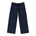Men's Navy Blue Plaid Pajama Pants - Cozy Flannel Loungewear
